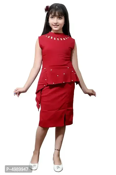 Wrap peplum top with pant co-ord set - ALOFI - Women Designer Dresses